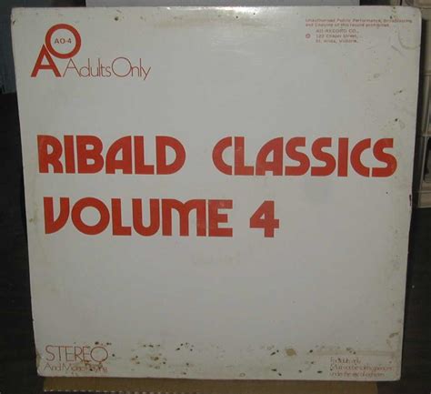 Ribald Classics Vol 4 Lp Record W Mp3 Download
