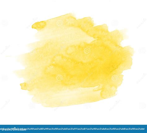 Yellow Watercolor Background Stock Photo 111291642