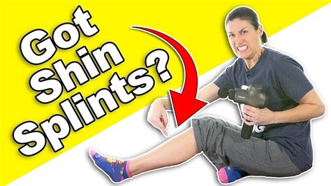 How To Use A Massage Gun To Relieve Shin Splints Stretches