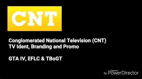 Conglomerated National Television Cnt Tv Ident Branding And Promo