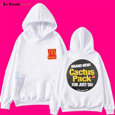 Brand New Cactus Pack For Just Travis Scott Mcdonalds Hoodie New 2022