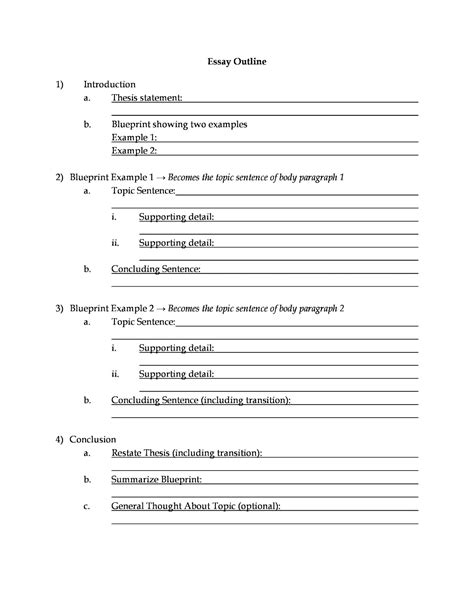 😍 Academic Essay Outline Template How To Write An Academic Essay