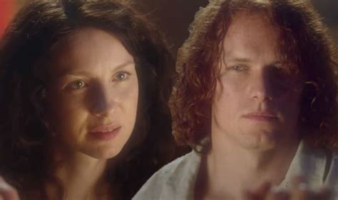 outlander deleted scene claire and jamie fraser sex scene cut revealed tv and radio showbiz