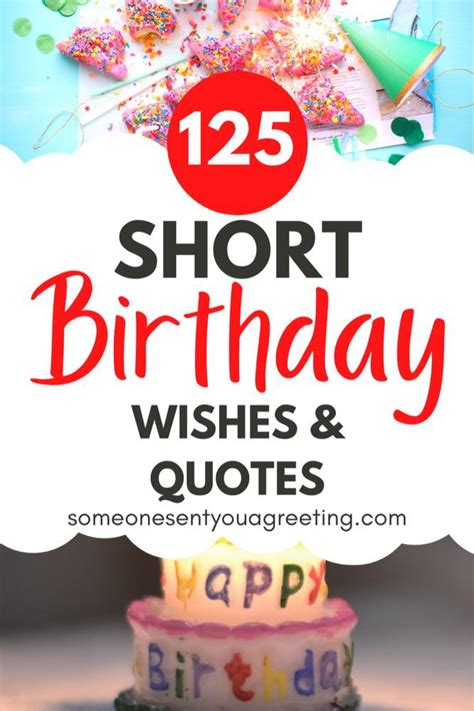 Use This Collection Of Short Birthday Wishes Messages And Quotes To Wish Someone A Short