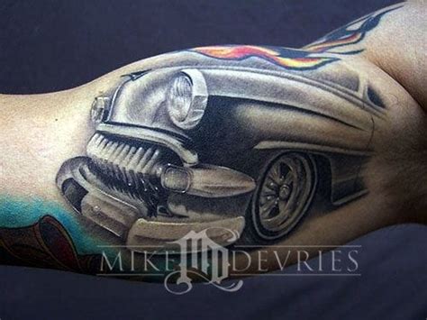 16 Classic Vintage Car Tattoos Tattoodo