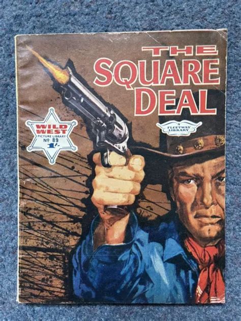 Wild West Picture Library Comic No 89 The Square Deal Eur 928