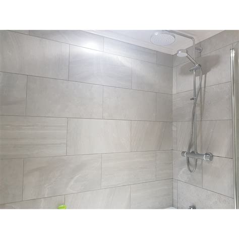 Inverno Grey Marble Effect Rectified Wall And Floor Tiles