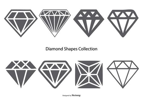 Vector Diamond Shapes Collection 157315 Vector Art At Vecteezy