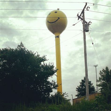 Smiley Face Water Tower Us 51 Makanda Il Mapquest