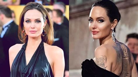 Angelina Jolie S Mysterious New Middle Finger Tattoos Sparks Ex Brad Pitt Theories Woman S Era