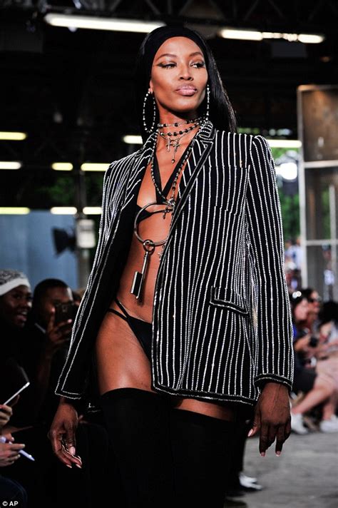 Naomi Campbell Hits Paris Runway In A Teeny Bikini To Reveal Incredible