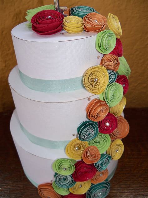 Furloughed Time Paper Wedding Cake