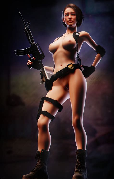 Rule 34 1girls 3d Areolae Assault Rifle Belt Boots Breasts Brown Hair Casual Casual Exposure