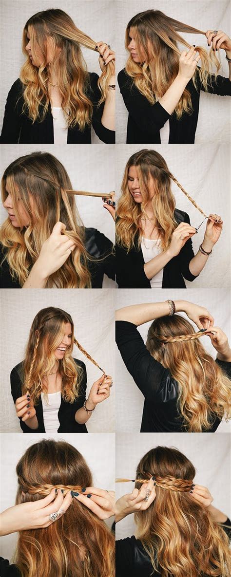 fashionable half up half down hairstyles and hair tutorials for women pretty designs
