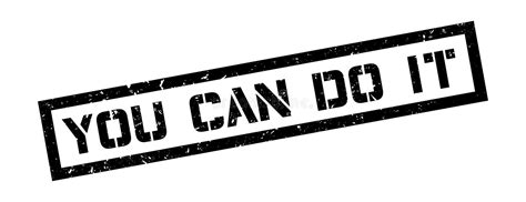 You Can Do It Rubber Stamp Stock Illustration Illustration Of Life