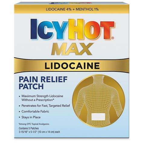 Icy Hot Lidocaine Patches Walgreens