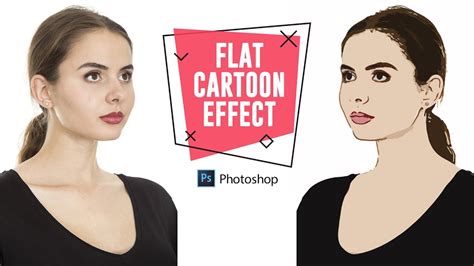 Photo to sketch converter online | free image editor → moonpic. How to Create Flat Cartoon Effect in Photoshop - Turn ...