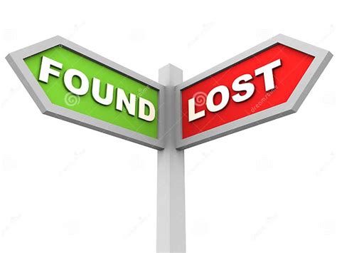 Lost And Found Stock Illustration Illustration Of Background 50458871