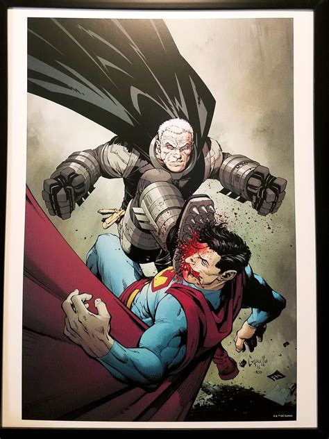Batman Dark Knight Superman By Greg Capullo Framed X Art Print Dc Comics Poster Dc Comics