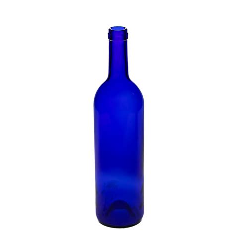 Create a truly personal gift. Factory Outlet 750 ml Blue Round Bordeaux Bottle Empty Red ...