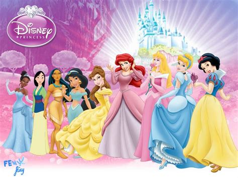 Disney Princess Originals 2d Wallpaper By Fenixfairy