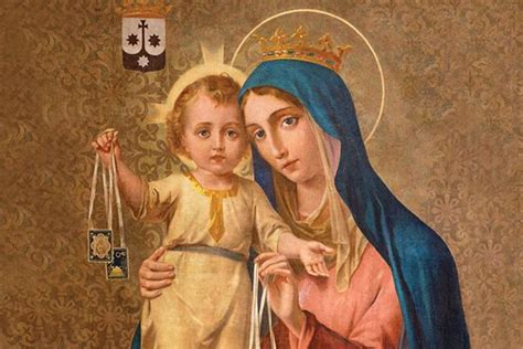 Our Lady Of Mount Carmel Pray For Us The Divine Mercy