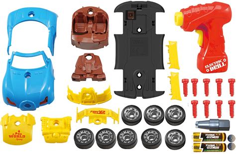 Think Gizmos New Take Apart Toy Racing Car Set Build Your Own Toy Kit