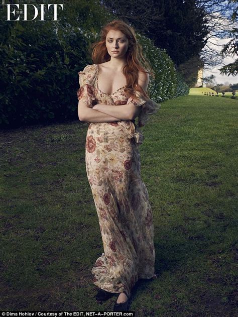 GoT S Sophie Turner Is A Seductive Beauty In Photoshoot For The Edit