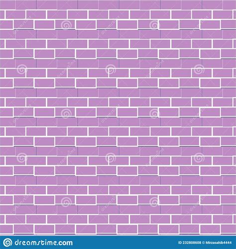 Purple Tile Brick Wallpaper Pattern Eps Vector Stock Vector