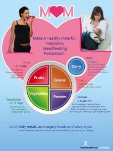 MyPlate For Pregnant And Breastfeeding Moms Food And Health