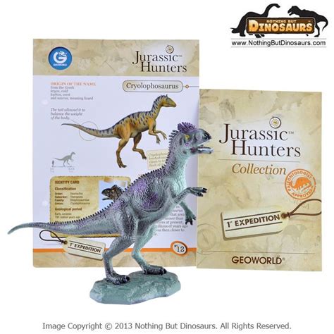 Cryolophosaurus Geoworld Jurassic Hunters Realistic Dinosaur