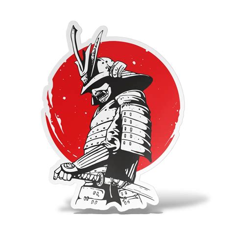 Sticker Samurai Japan Warrior Adhesive Decal Auto Motorcycle Laptop