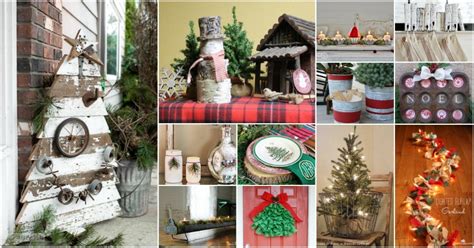 Thinking about easy and cheap christmas centerpiece ideas that you can do by yourself? 25 Gorgeous Farmhouse Inspired DIY Christmas Decorations For A Charming Country Christmas - DIY ...