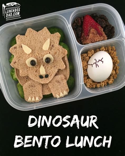 Dinosaur Triceratops Lunch For Your Kids See The Recipe On My Blog