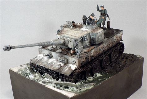 Tiger Scale Model Diorama
