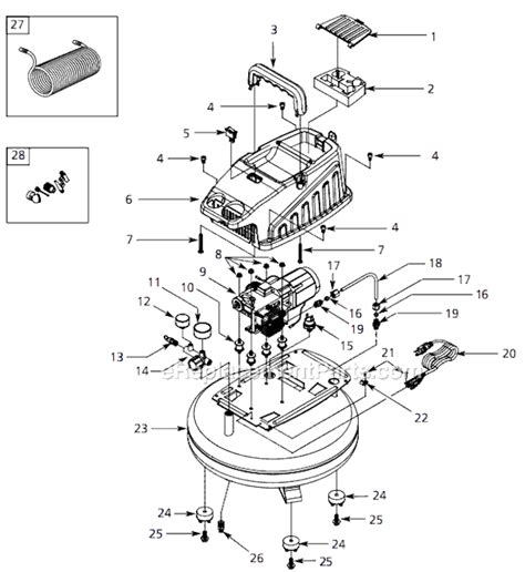 Campbell Hausfeld Fp Parts List And Diagram Ereplacementparts Com