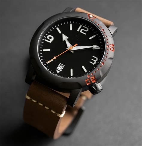 s1 black dlc coating titanium automatic watch