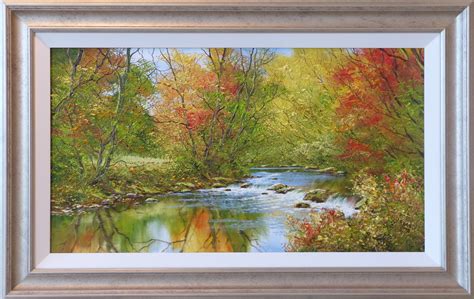 Autumn Tones By Terry Evans Original Oil Painting Ebay