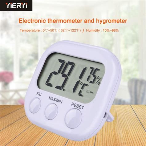 Yieryi Mini Digital Thermometer Hygrometer Indoor Lcd Display Thermo