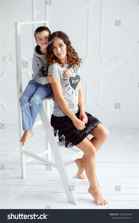 Incredible Mom Son Cuddle Smile Stock Photo Shutterstock
