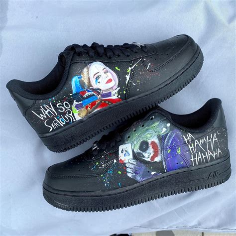Nike Air Force 1 Joker Custom Sneakers Hand Painted Etsy