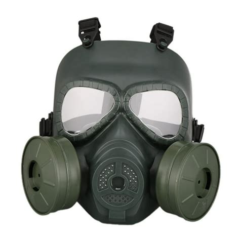 m04 gas mask airsoft tactical protective full face eye protection game mask for cs with double