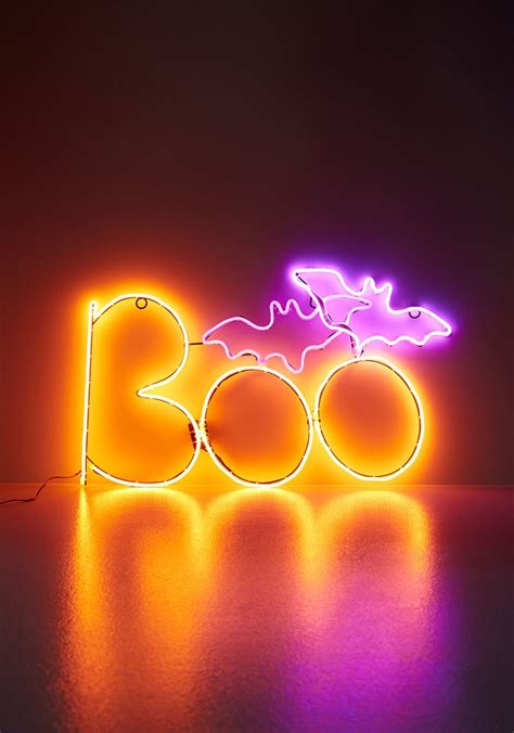 Boo Tacular Neon Sign New Modcloth Halloween Clothes And Accessories