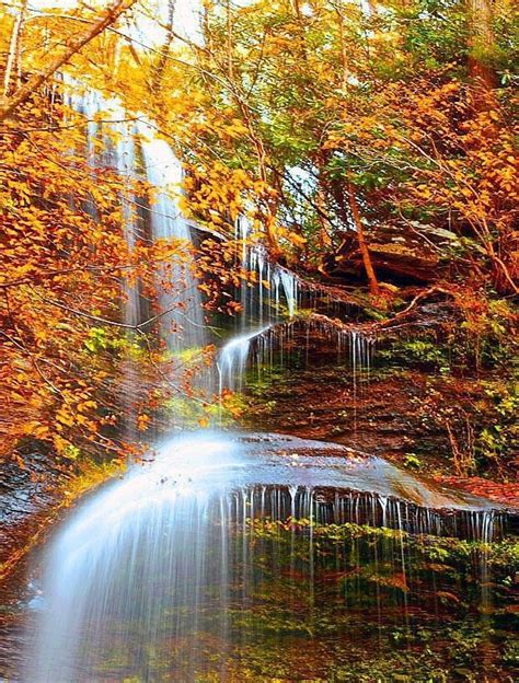 Cathedral Falls W V Autumn Autumn Scenery West Virginia History