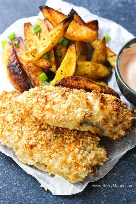 fish fryer air chips recipe airfryer battered recipes perfect things berrymaple healthy delicious potato cod cooking easy dinner catfish salmon