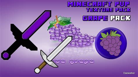 Minecraft Pvp Texture Pack Purple Pack Cool Swords