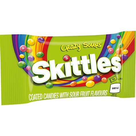 Skittles Crazy Sours Candies 38g Soft Sweets Chocolates And Sweets
