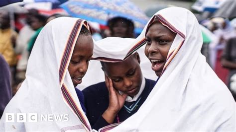 Pope In Kenya Key Quotes And Pictures Bbc News