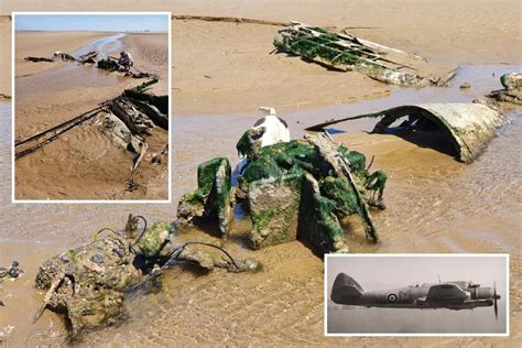Wreckage Of Ww2 Fighter Plane Which Crash Landed Shortly After Take Off
