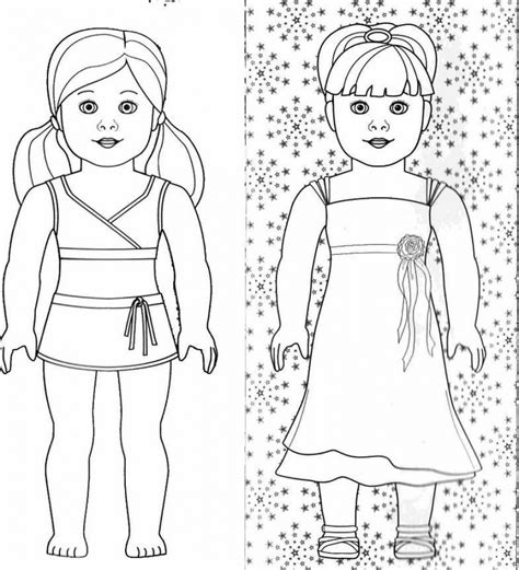 20 Free Printable American Girl Coloring Pages